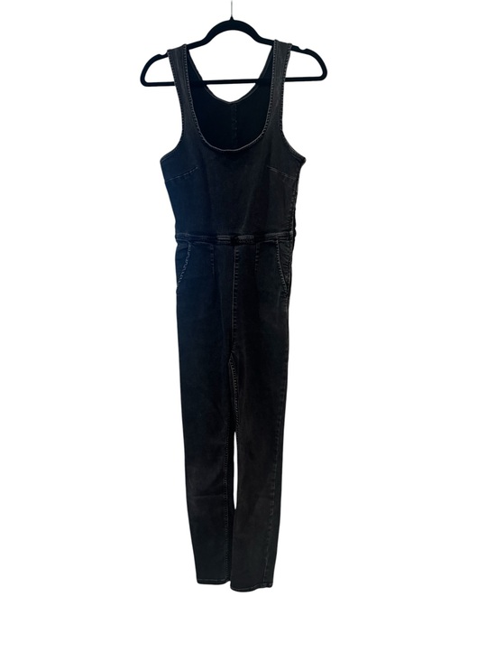 Free People Pants - Free People Black Tank-Style Denim Jumpsuit SEE DESCRIPTION